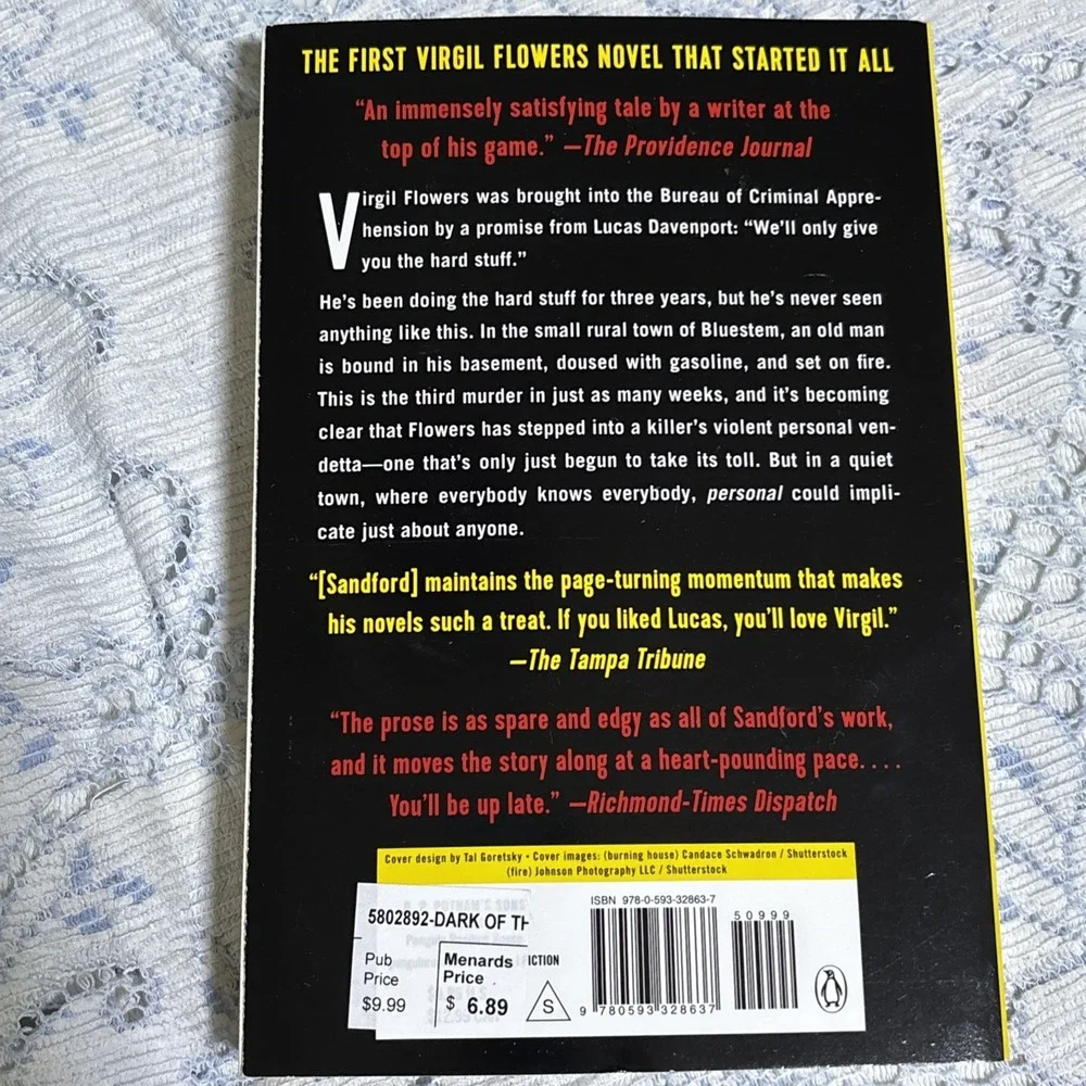 Dark of the Moon (A Virgil Flowers Novel) - Paperback By Sandford, John - GOOD